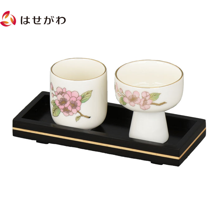 仏具 仏器膳 バウム 黒檀 5.0寸 湯呑セット 3 特徴 1