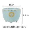 仏具 香炉 青磁 西用(盛紋入) 3.5寸 特徴 2