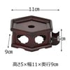 【リンセット】佐波理リンセット 慧光 3.0寸 リン台六角紫檀色 特徴4