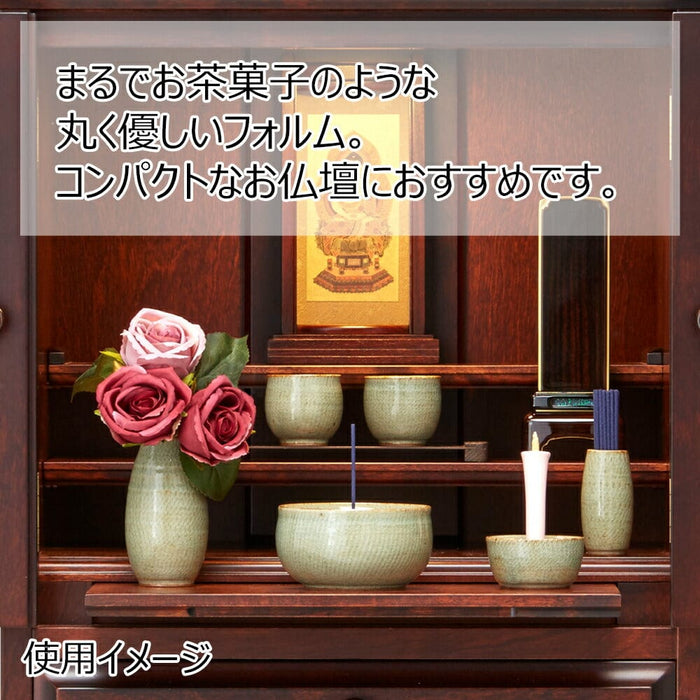 仏具 六具足 KZ ちゃのこ ヨモギ 特徴 2