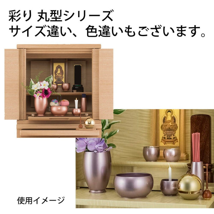 六具足 彩り 丸型 サクラグラデ | お仏壇のはせがわ公式通販 六具足 彩り 丸型 サクラグラデ | お仏壇のはせがわ公式通販