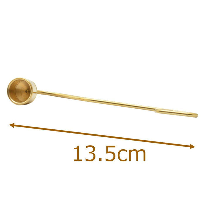 仏具 ローソク消 真鍮 磨き 小 特徴 2