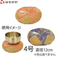 リン布団 金綴 丸型 4号