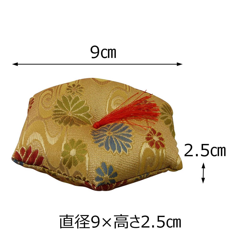 佐波理リンセット 一心 3.0寸 リン台六角黒檀色 | お仏壇のはせがわ