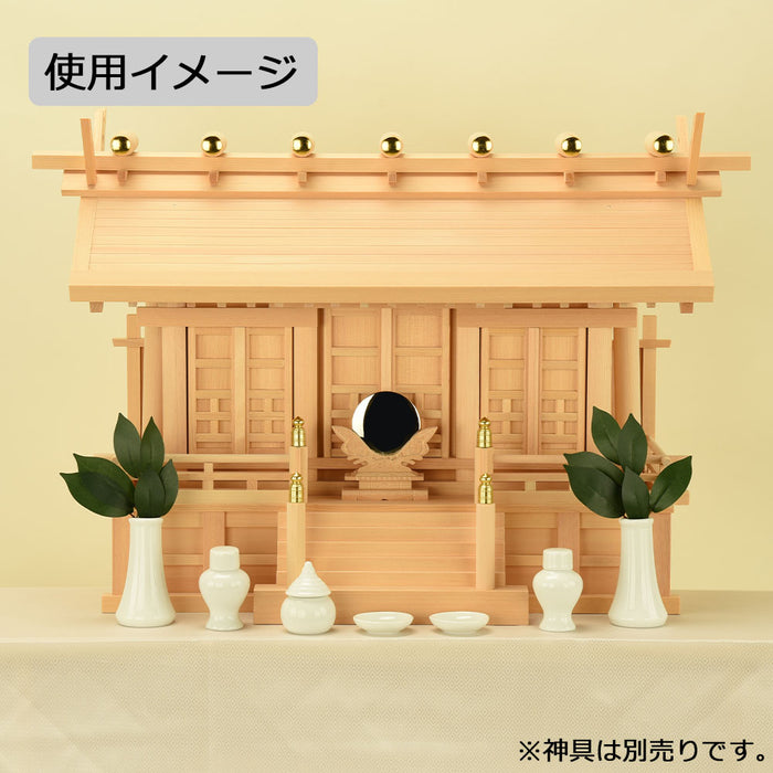 神棚・神具 神殿 厚屋根三社 特徴 4