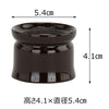 仏具 仏飯器台 木質 溜 丸型 1.8寸 特徴 2