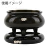 香炉台 木質 溜 丸型 ３．５ 特徴3