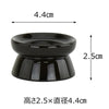 仏具 仏飯器台 木質 溜 丸型 背短 1.5寸 特徴 2