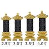繰出位牌 三方金 2型 2.5寸 総丈 20.1cm