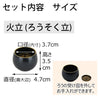 仏具 六具足 彩り 丸型 藍鉄色 フチ金 特徴 4