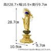 仏像 本尊 東 木製 肌粉 八角 4.5寸 特徴 2