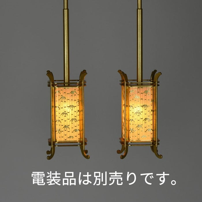 吊灯籠 竹林型 消メッキ 小 Ｔ 特徴2