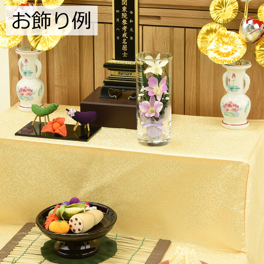 ボトルフラワー スリム型グラス ラン | お仏壇のはせがわ公式通販