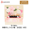 お供え物・お飾り ちりめん 季節のしつらい箱 お花見 特徴 1