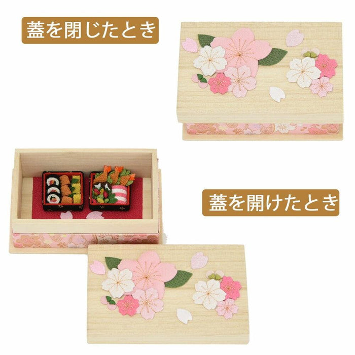 お供え物・お飾り ちりめん 季節のしつらい箱 お花見 特徴 4