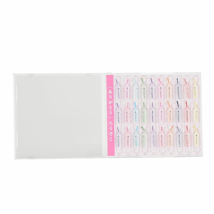 ローソク・キャンドル ありがとうろうそく 30本入CDケース 特徴 2