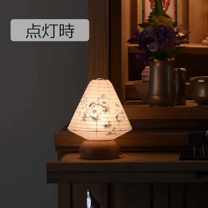 盆提灯 新型 ココランミニ 白芙蓉 特徴 4