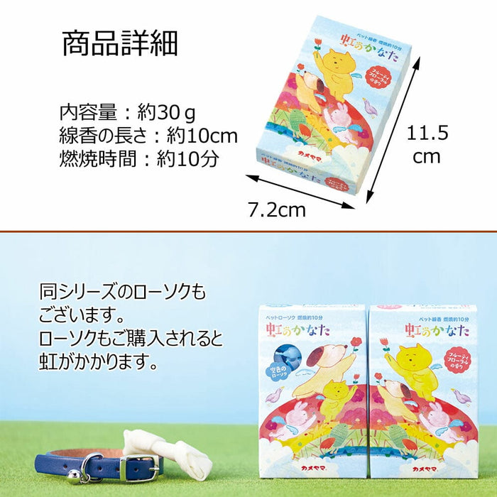 ペット供養 線香 虹のかなた フルーティーフローラル 特徴 3