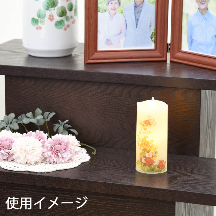 仏具 LEDローソク いろはあかり 菊花 特徴 3