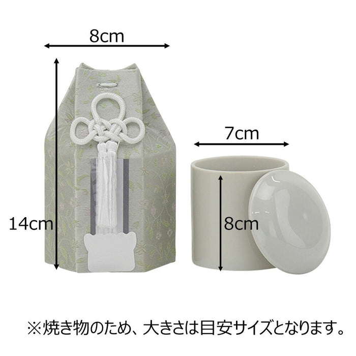手元供養・骨壷 分骨袋 うぐいす(陶器中入) 特徴 2