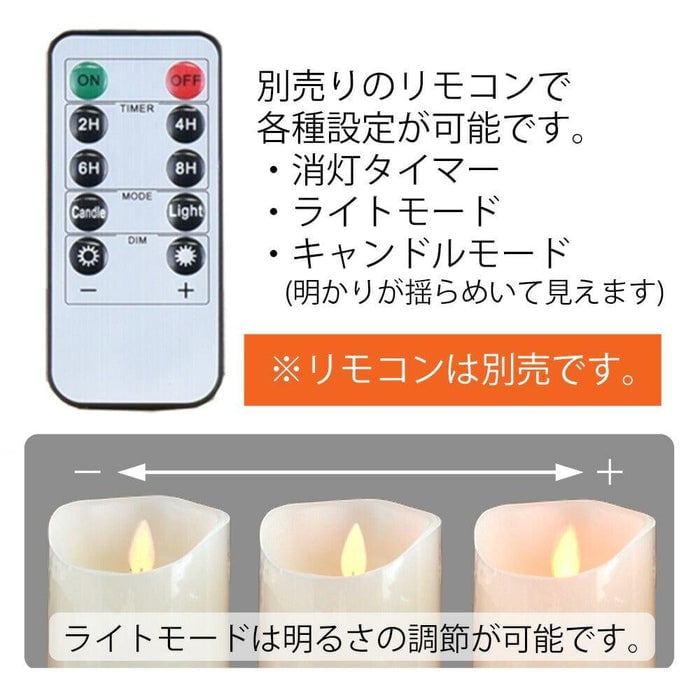 ＬＥＤキャンドル ひととなり 蓮 特徴6