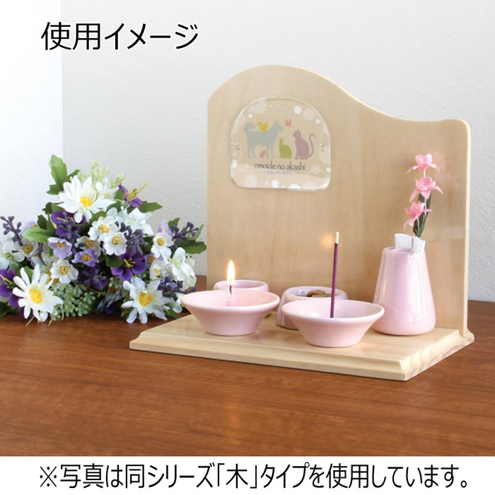 ペット供養 ステージ仏具セット 白 特徴 7