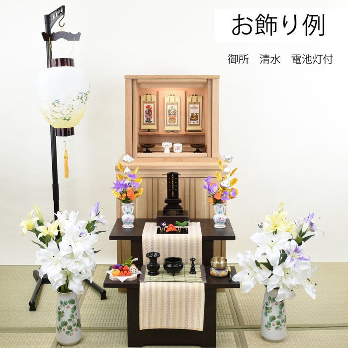 盆提灯 御所 清水 電池灯付 特徴 7