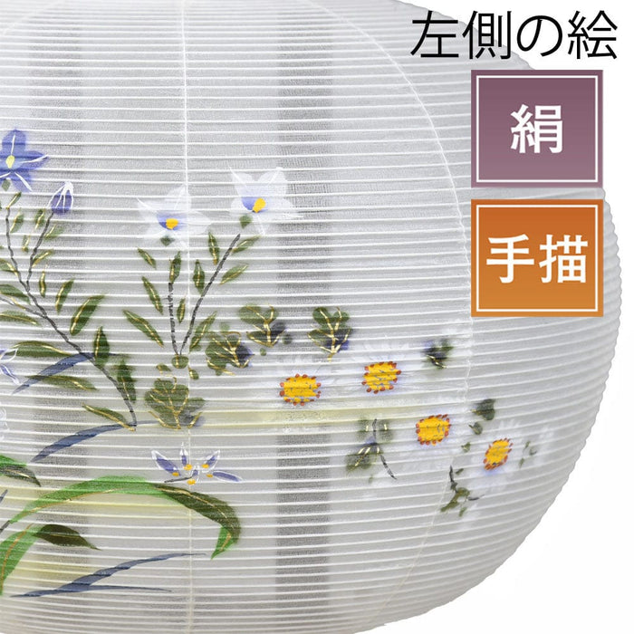 盆提灯 姫行灯 胡蝶蘭に桔梗 対 特徴 7