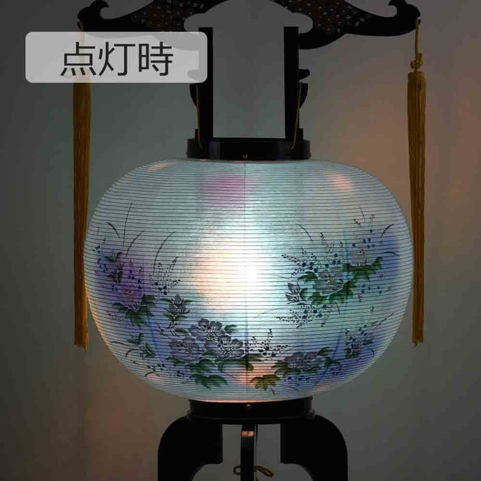 盆提灯 回転 12号 花巻 芙蓉ボカシ 特徴 4