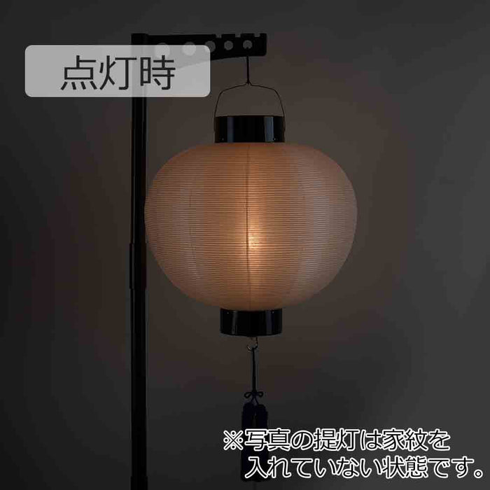 盆提灯 門提灯 尺四丸 二重 電池灯付 特徴 4