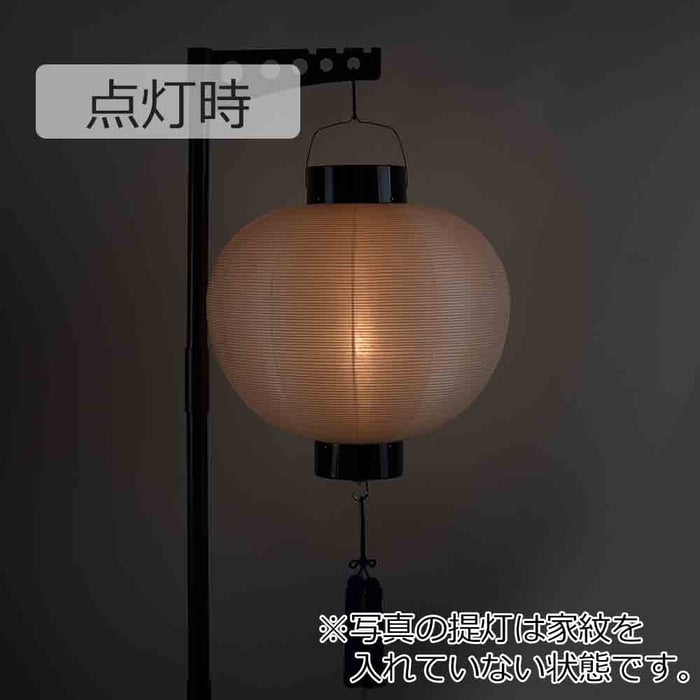 盆提灯 門提灯 尺五丸 二重 電池灯付 特徴 4