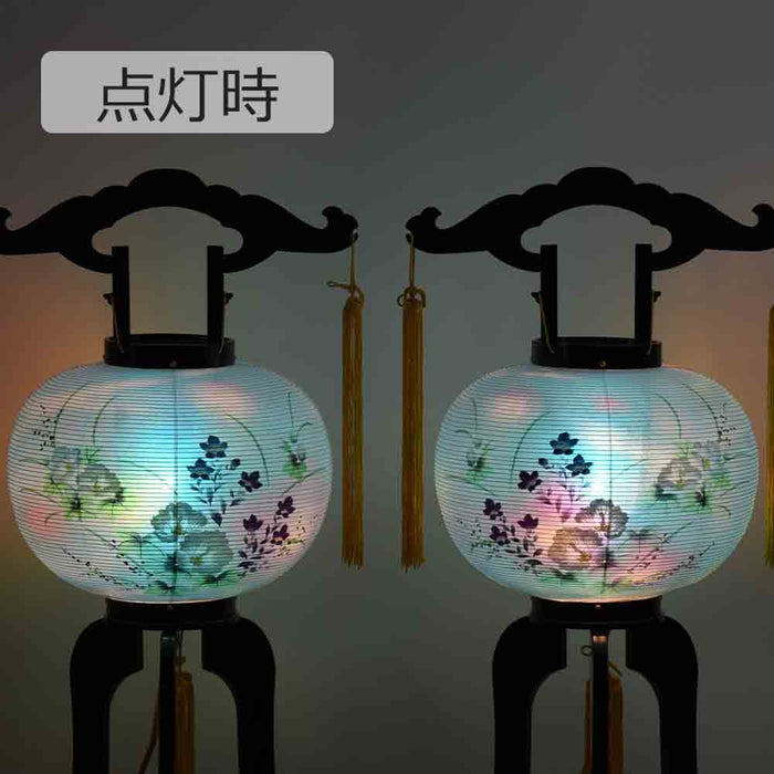 盆提灯 回転 楓 9号 芙蓉 対 特徴 4