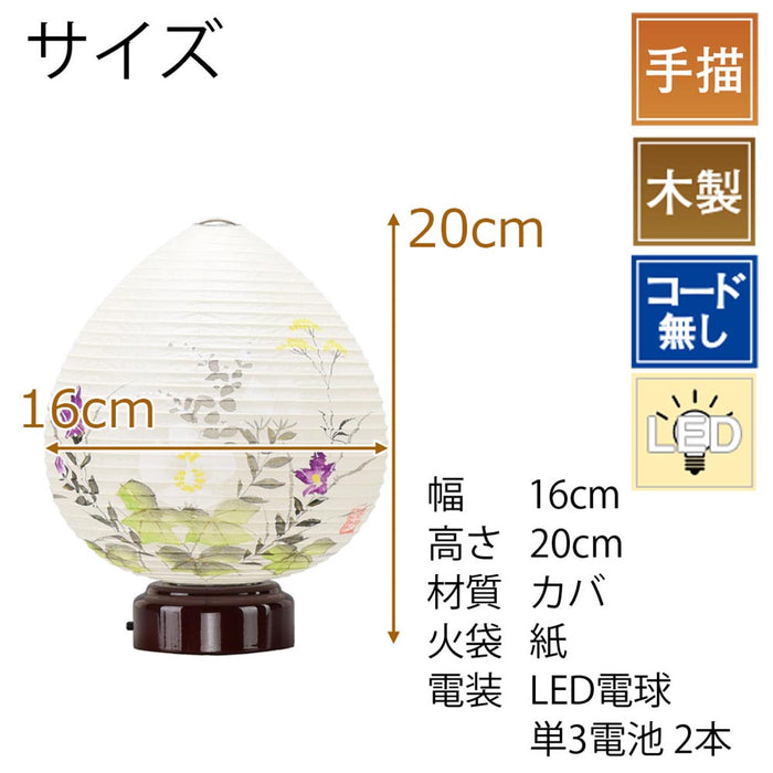 盆提灯 新型 極み結花 LED 芙蓉 特徴 2