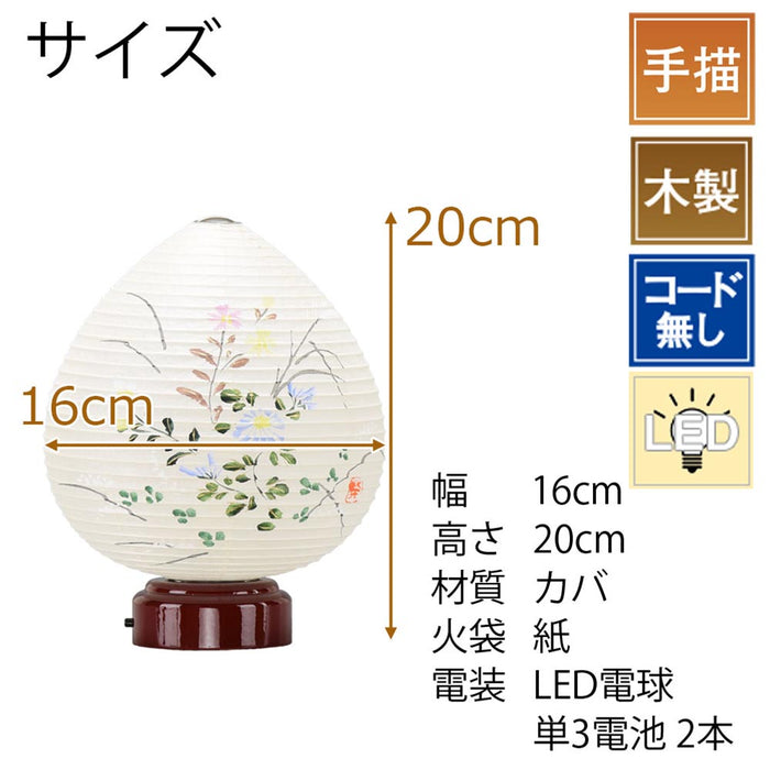 盆提灯 新型 極み結花 LED 秋草 特徴 2