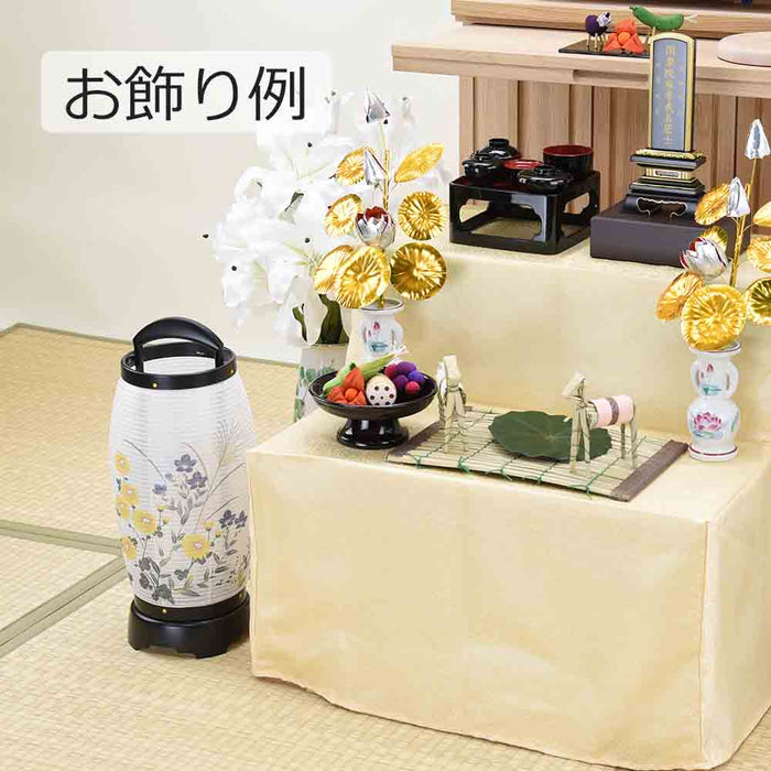 盆提灯 新型 回転 せいらん 2号 菊桔梗 特徴 6