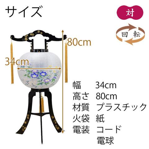 回転 楓 花車 鉄仙 対