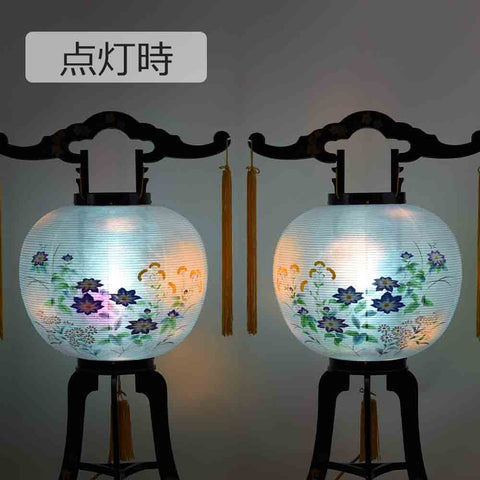 回転 楓 花車 鉄仙 対