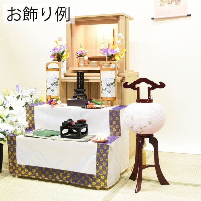 盆提灯 姫行灯 ９号 桜 二重ボカシ 特徴 3