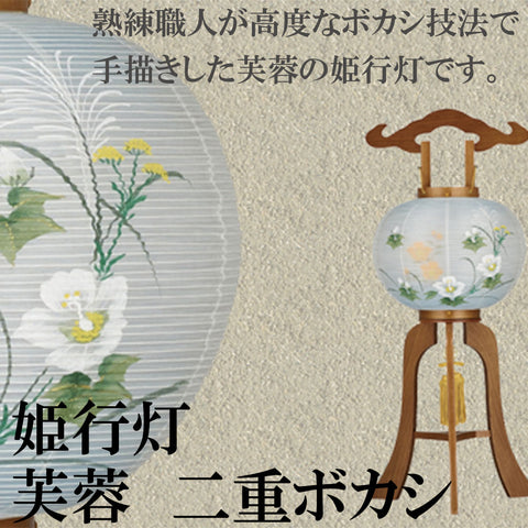 姫行灯 9号 芙蓉 二重ボカシ