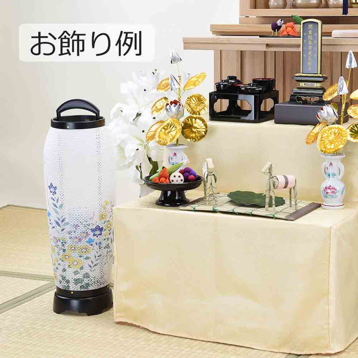 盆提灯 回転 あかつき 1号 菊桔梗 特徴 6
