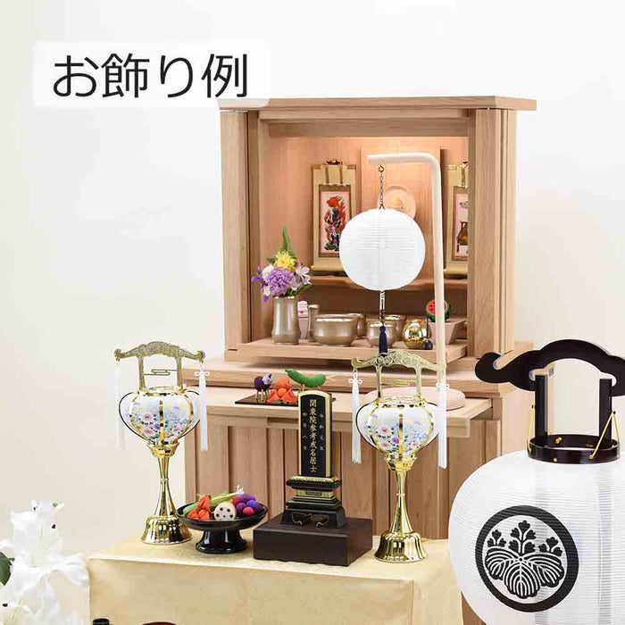 盆提灯 霊前灯 張 特小 ゴールド 対 特徴 6