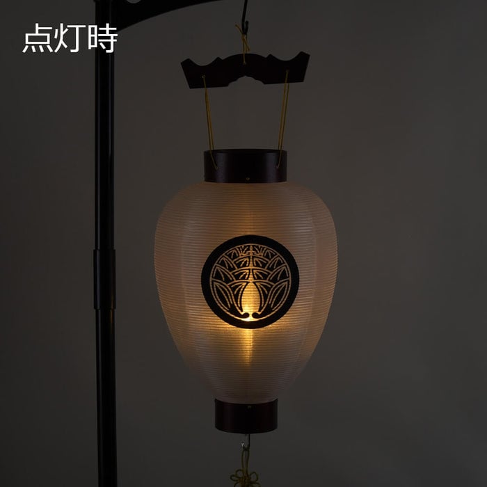 盆提灯 御所 桜 無地 電池灯付 特徴 4