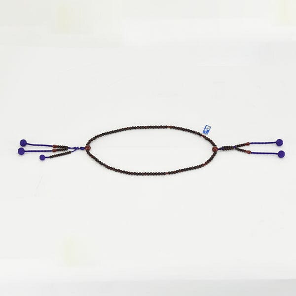 数珠 日蓮宗 PR メノウ仕立 釈迦梵天房二双半 | お仏壇のはせがわ公式通販