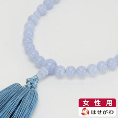 数珠 カルセドニー 弥勒房 共玉 尺2玉