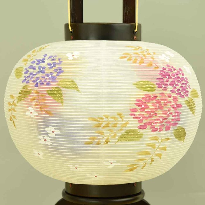 盆提灯 姫行灯 9号 陽花 (はな) 特徴 3