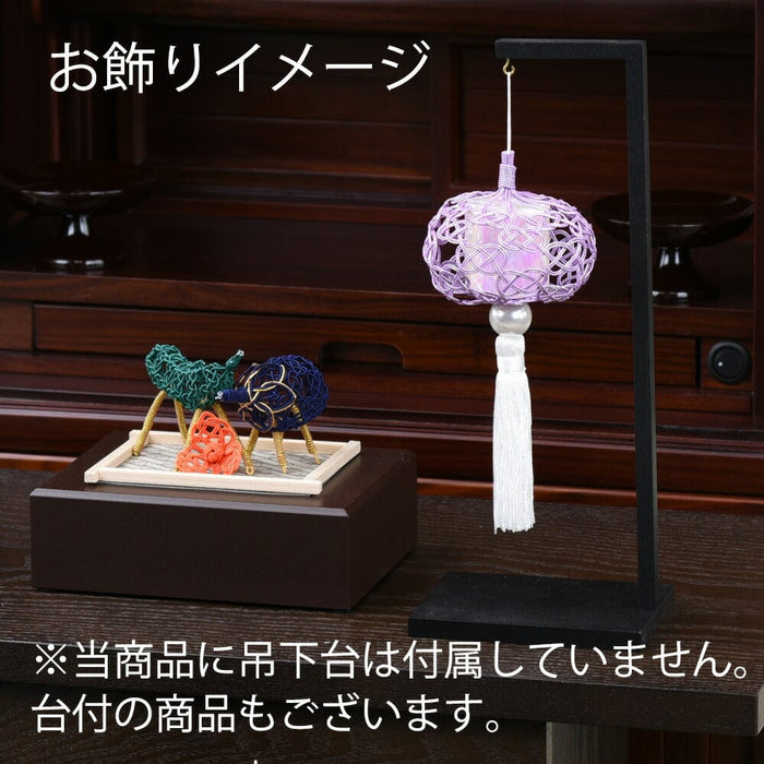 お供え物・お飾り 【WEB限定】盆帰郷 桔梗銀 大 台なし 特徴 5