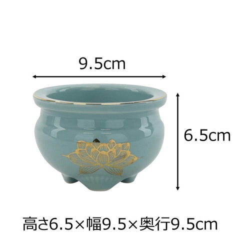 香炉 青地金蓮３．０ 特徴2
