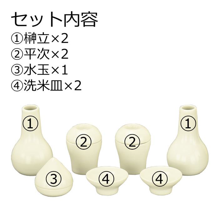 神棚・神具 神具セット みくまり 白マット 特徴 2