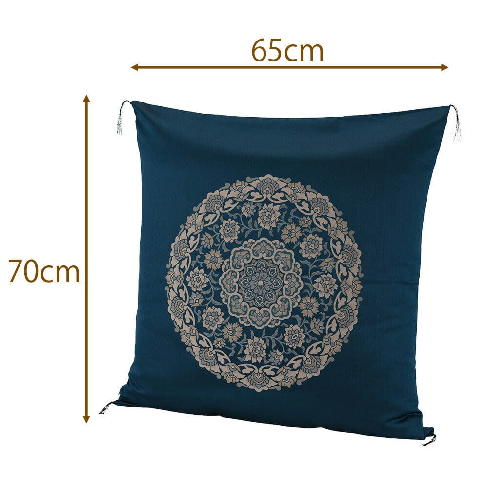 導師布団・カバーセット 華紋（緑） | お仏壇のはせがわ公式通販