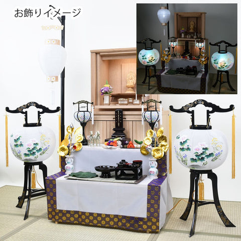 初盆セット 74cm盆棚付き 伝統型フルセット 10-A 特徴14